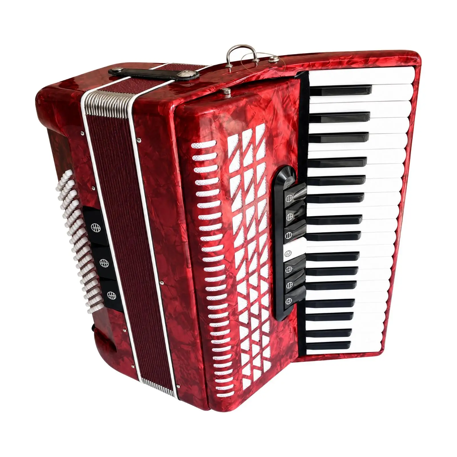 Beginner Accordion Easy to Learn 120 Bass Accordion Musical Instrument Good Sound Quality Sturdy for Adult Beginners