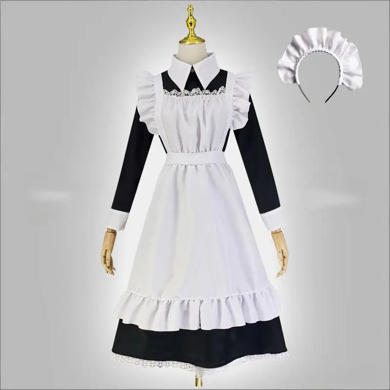 

Traditional maid, long dress, maid costume, fake girl, British butler, cosplay, Japanese uniform, cute dress