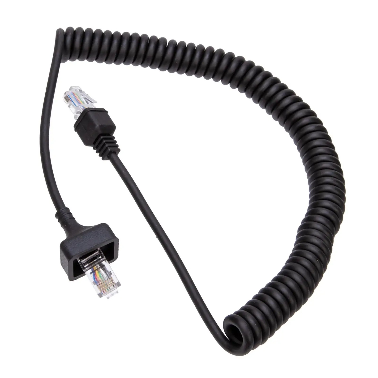 Stretchable 8 Pin Radio Mic Cable for Kmc-30 Kmc-35 MC-59 Kmc-36 Replacement