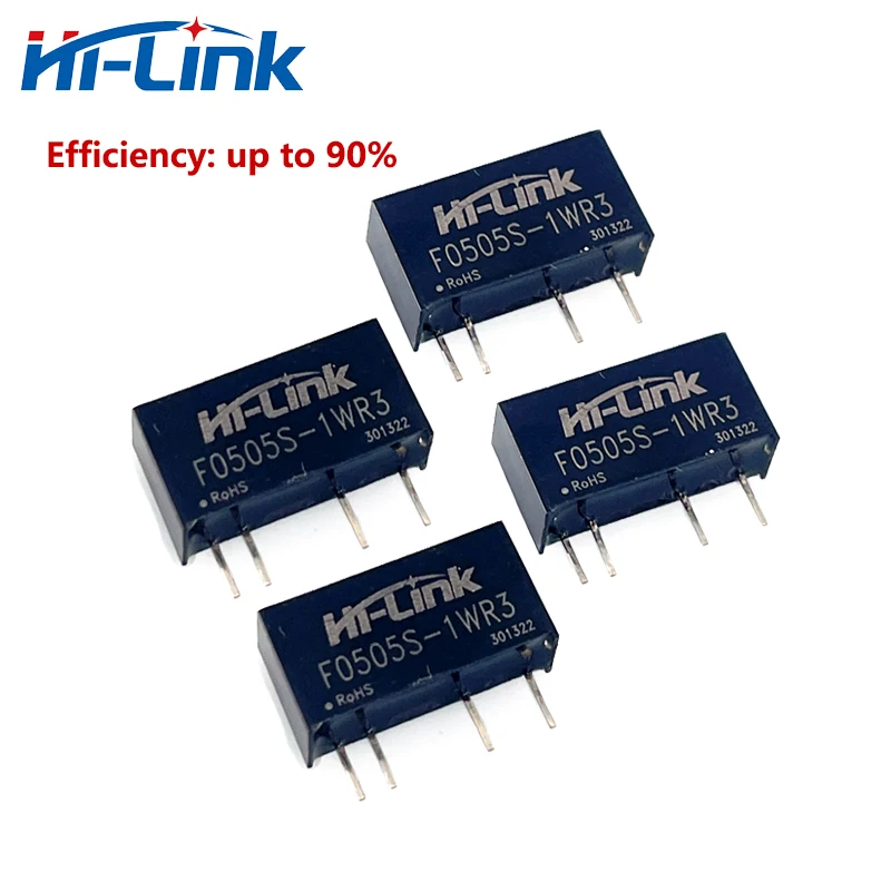 Hi-Link Offical Small Size 5pcs/lot F0505S-1WR3 1W 5V 200mA DC DC Converter Power Supply Module Smart Home