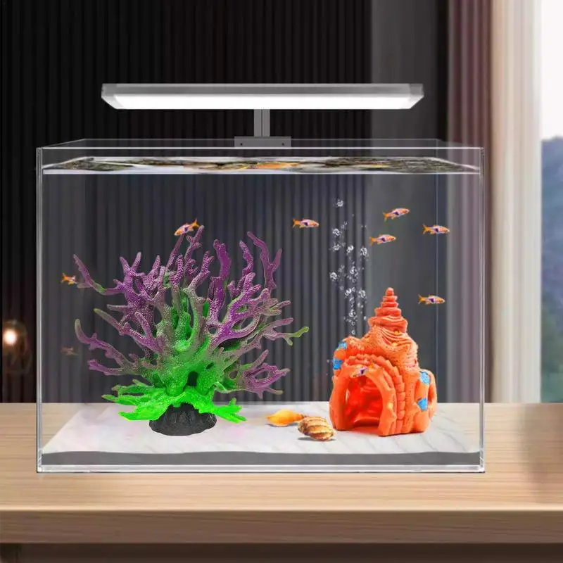 Plantas de pecera de simulación de Coral, decoración de paisaje de múltiples colores, accesorios de decoración de Acuario, terrarios