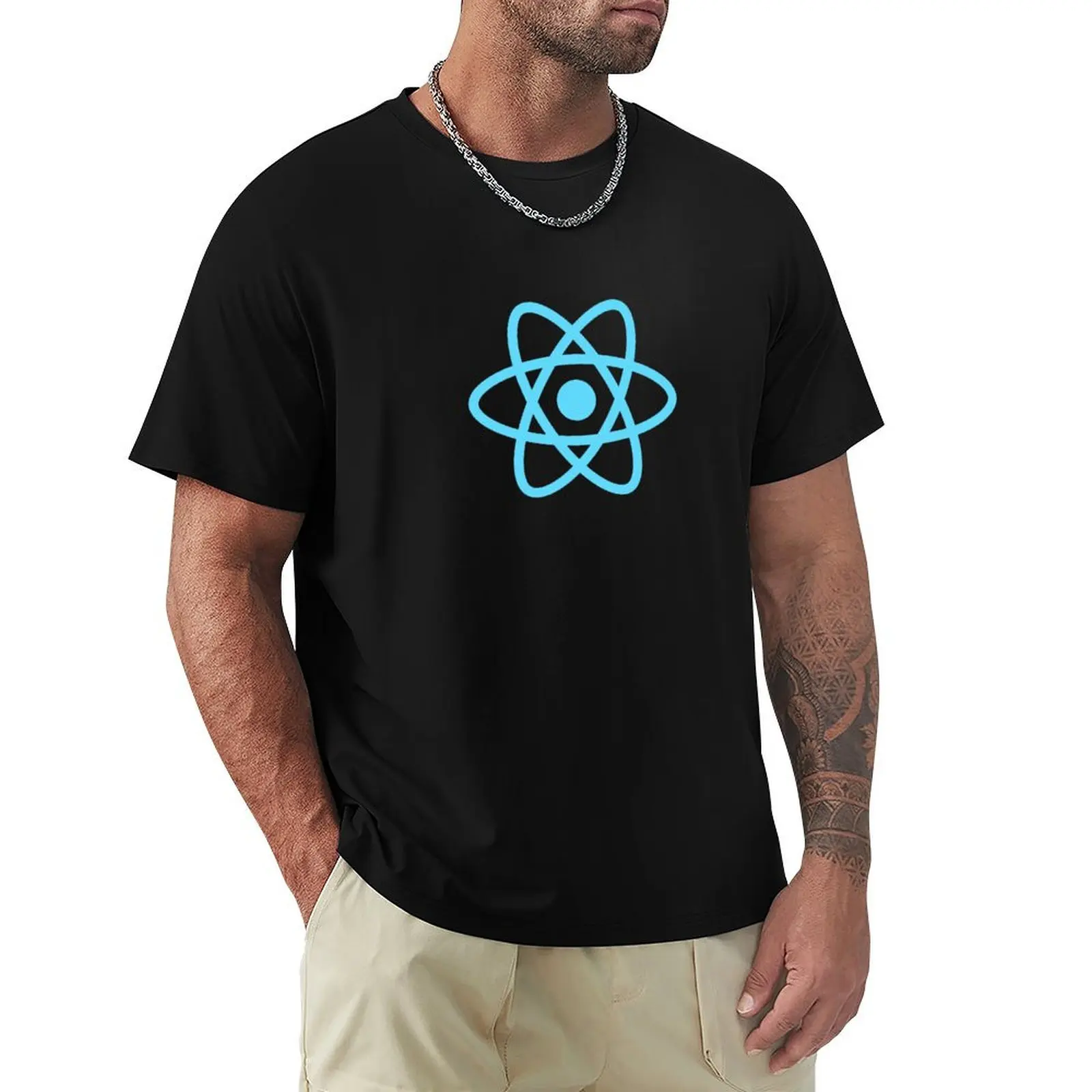 Swag React Javascript Typescript T-Shirt Casual Everyday Short Sleeve T-Shirt