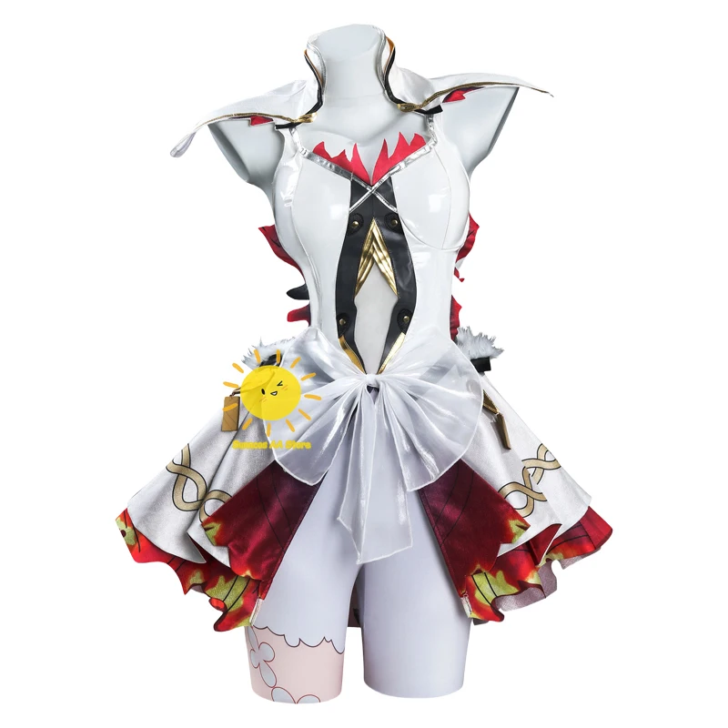 Juego Camellya Cosplay Wuthering Waves disfraces Cosplay Camellya Derss trajes almohadilla de tatuaje peluca blanca Halloween carnaval Cos mujeres