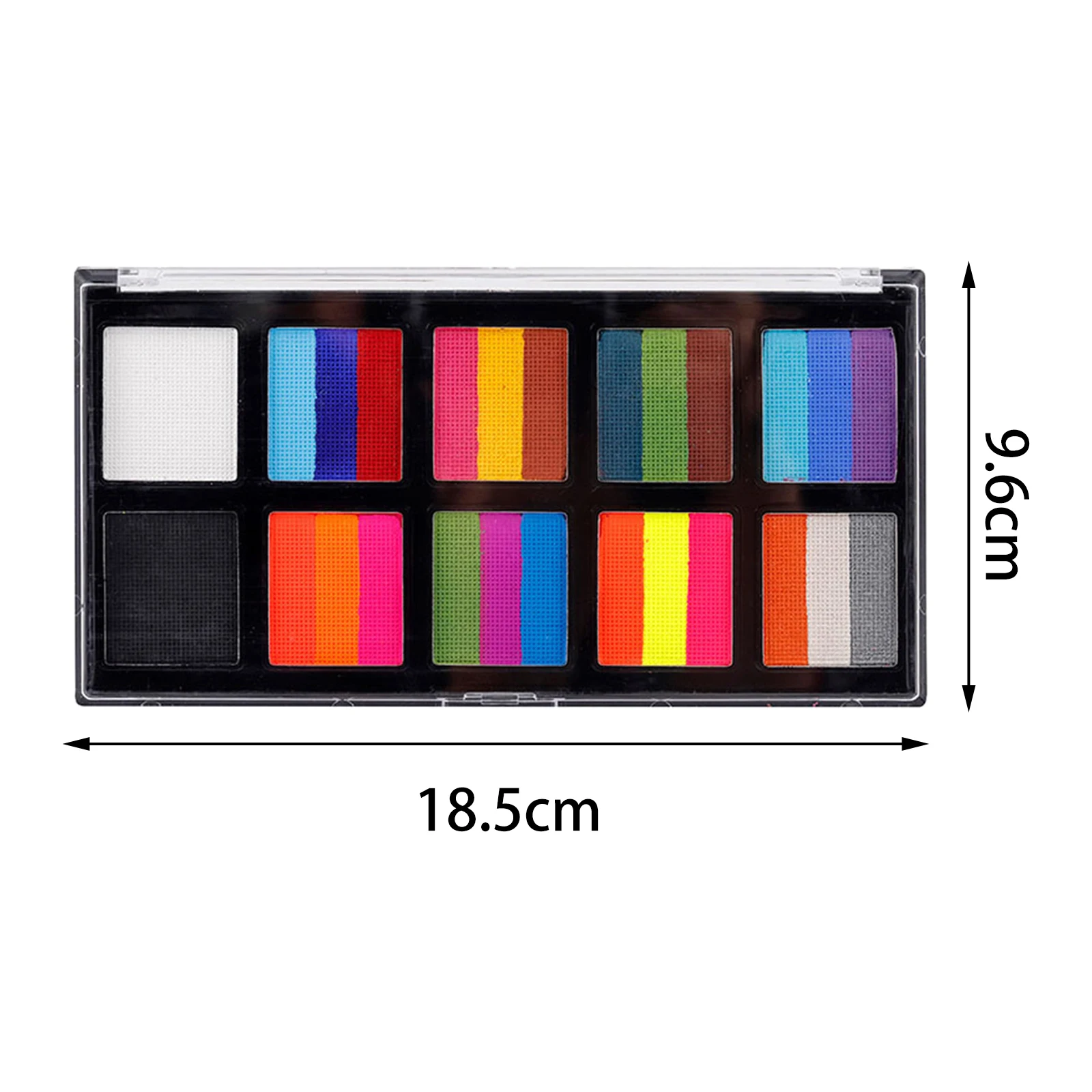 Face Body Paint Set Painting Palette Costume Kids Cosmetic Palette for Halloween Music Festival Makeup Fancy Dress Party