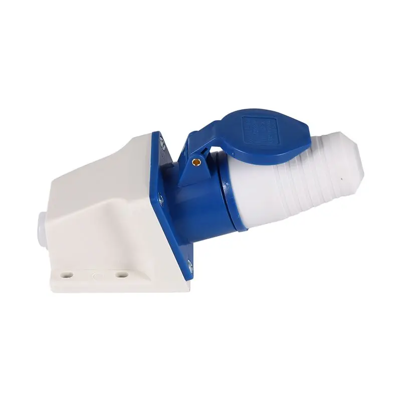 Best-Selling 16 Amp 3 Pin Embedded Connection Waterproof Plug Socket