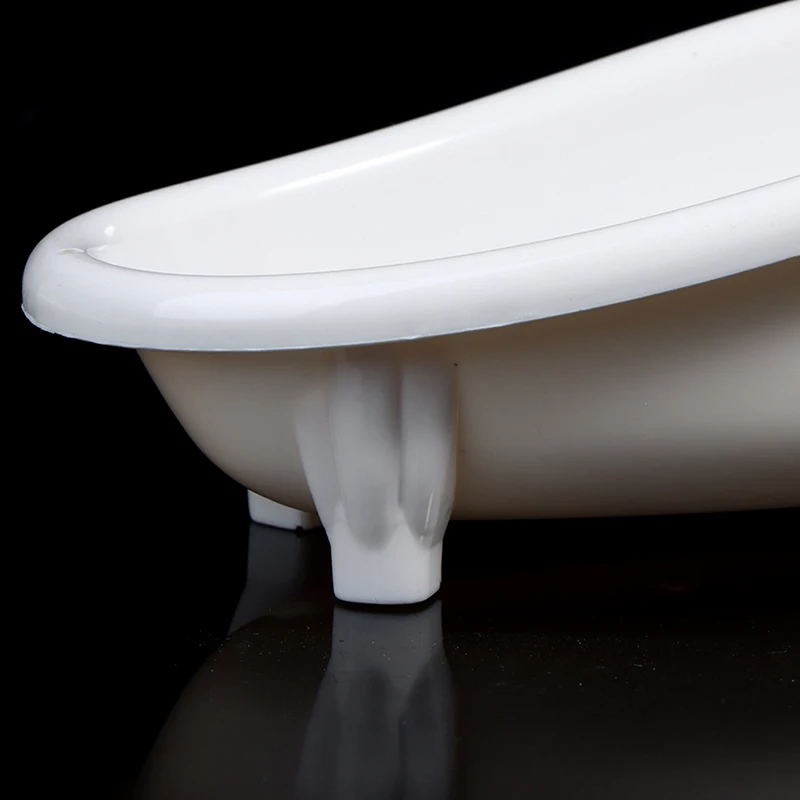 Meubles de baignoire miniatures pour maison de poupée, accessoires de salle de bain, jouet de simulation pour enfants