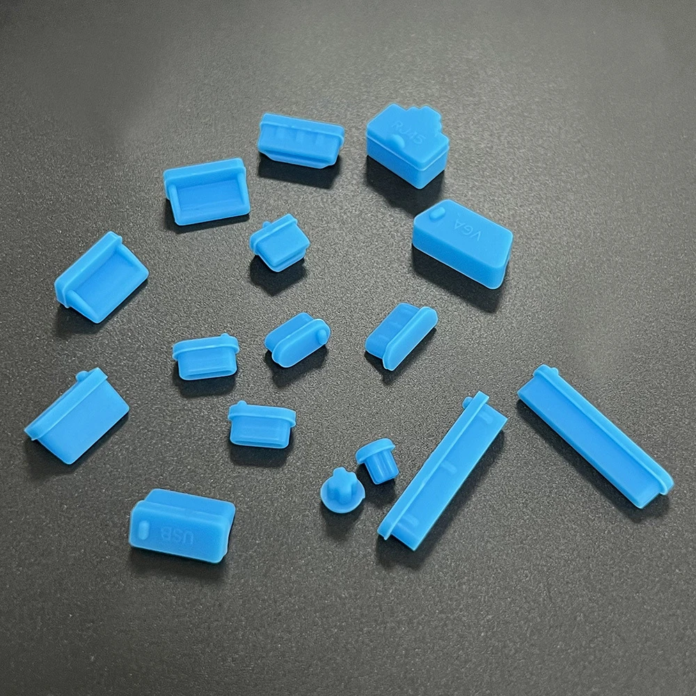 16 шт./компл. пылезащитные заглушки для ноутбука, универсальные цветные силиконовые пылезащитные заглушки, интерфейс ноутбука, USB-порт для компьютера, пылезащитный водонепроницаемый чехол