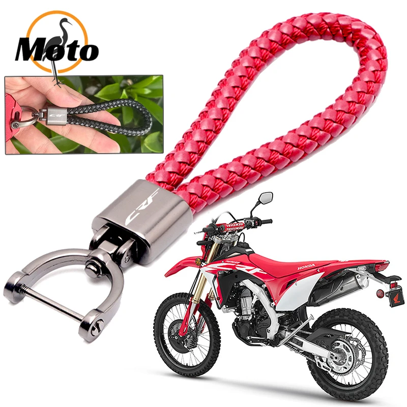 Motorcycle CNC Zinc Alloy Keychain Key Ring For Honda CRF250X CRF450R CRF450X CRF450RX CRF250L/M CRF 250 RALLY 450R Accessories