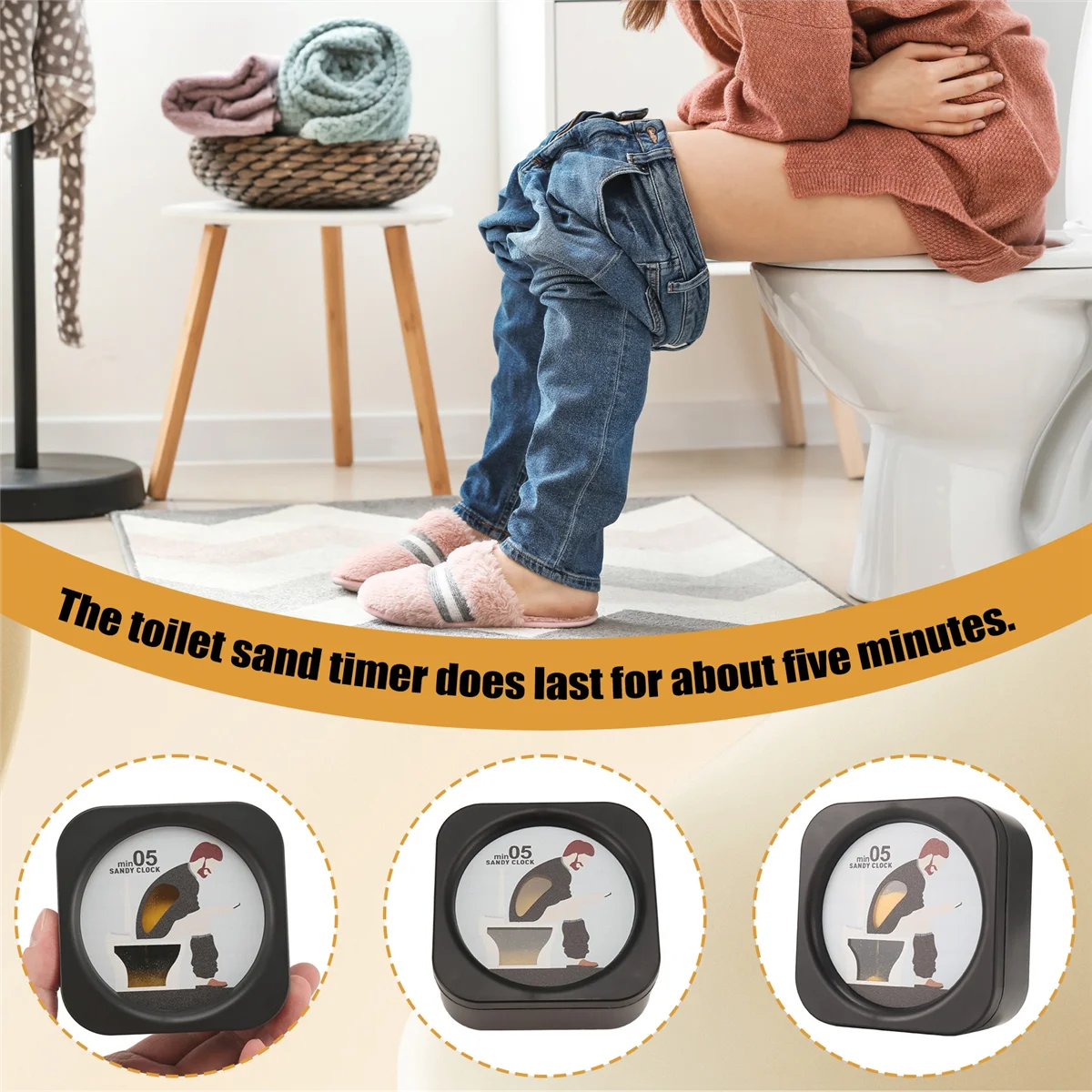 

Durable Gifts for Men Stocking Stuffers Christmas Funny Toilet Sand Timer Poop Gift, Gifts for Adults Gifts for Men Dad