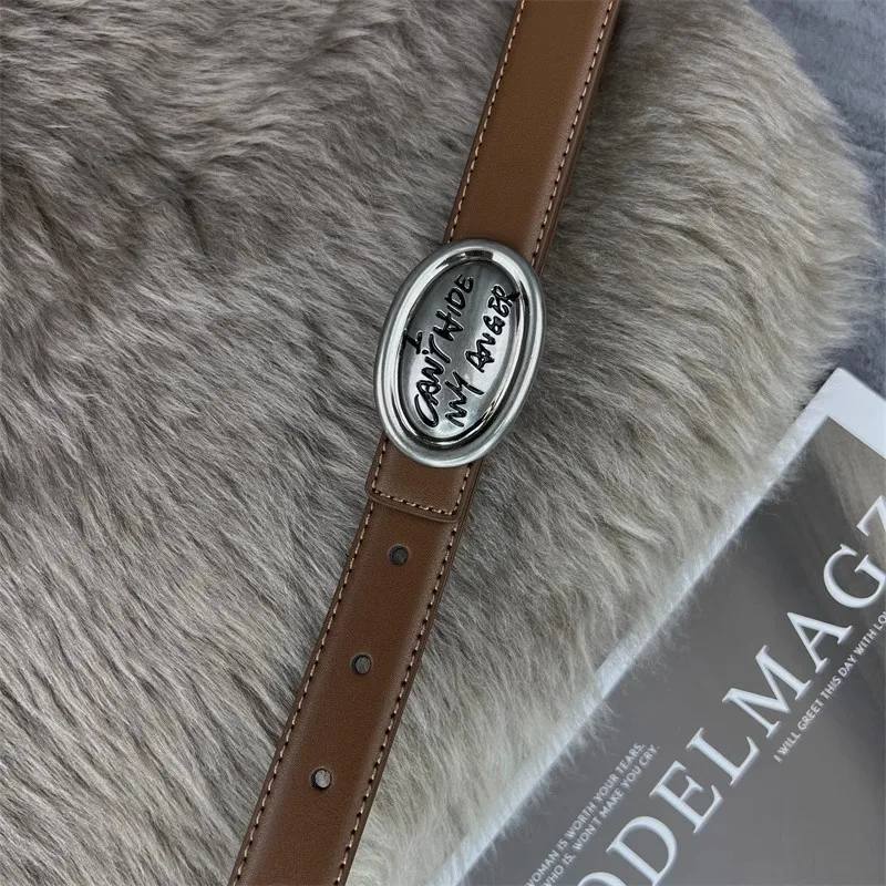 女性のヴィンテージシルバーバックル本革コルセット女性カマーバンドコートウエストバンドドレス宣言狭いベルト J078