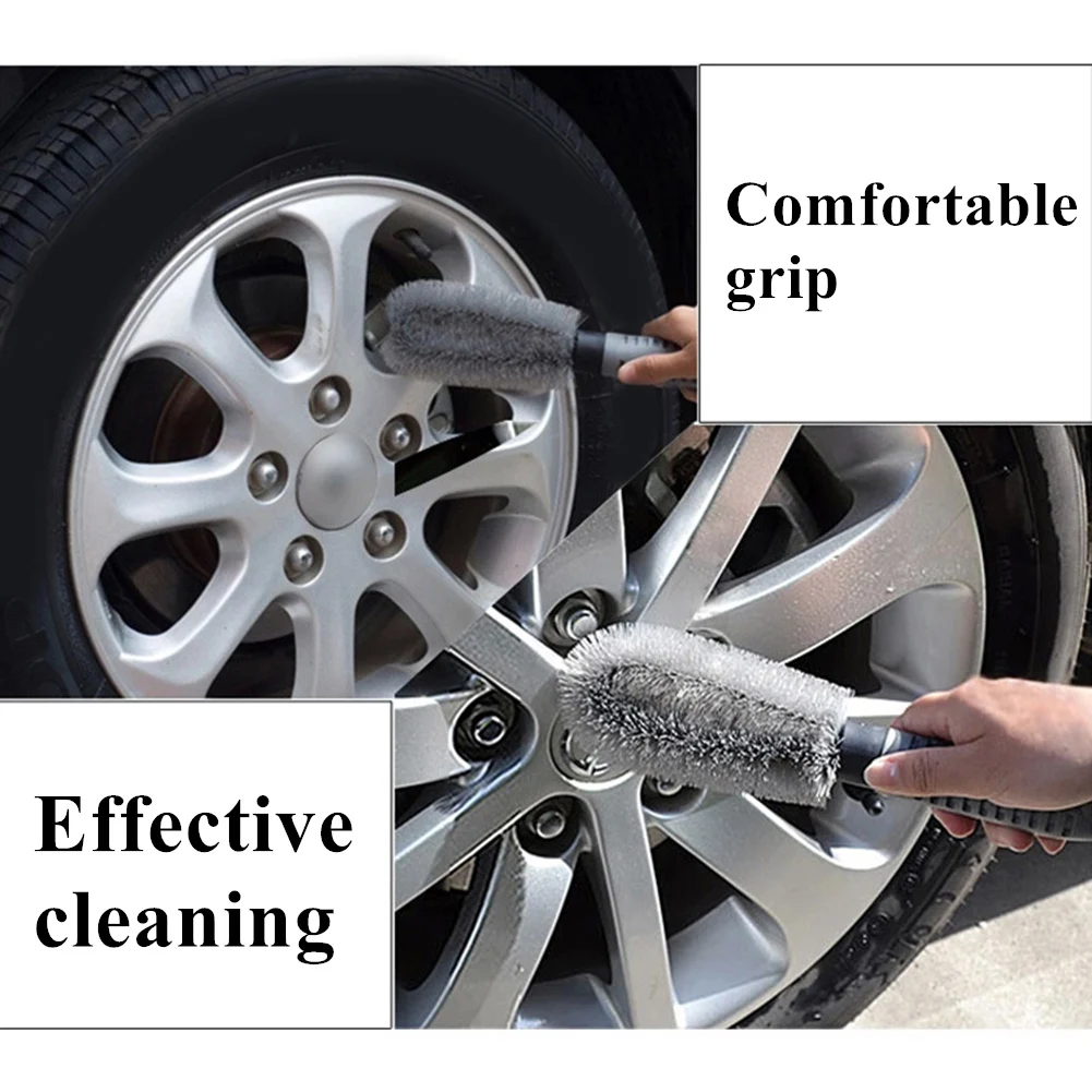 Car Wheel Cleaning Brush Tire Rim Scrub Washing Auto Car Detailing Cleaner Tools Car Wheel Cleaning Brush Tool