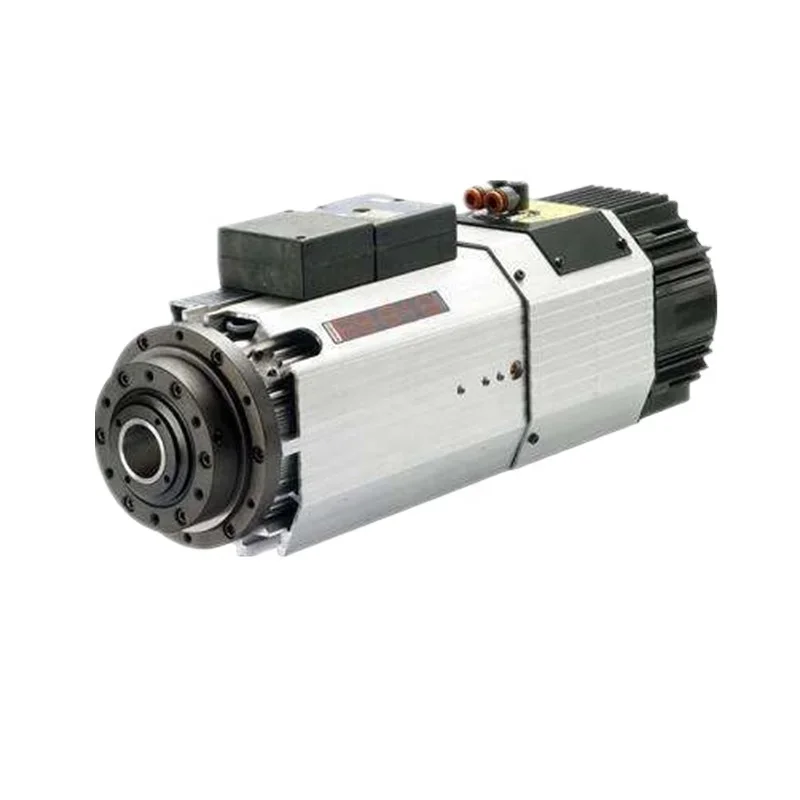 

High quality CNC motor Air cooling spindle motor 7.5KW 24000rpm 800hz short nose automatic tool change spindle motor