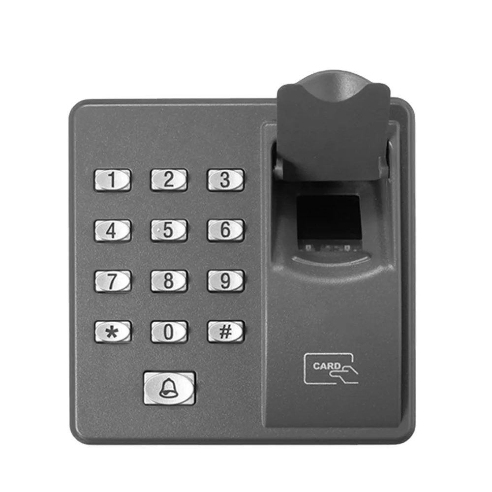 Z K-X7 Smart Security Touchscreen Password Card Access Control 500 /Card Capacity External Doorbell