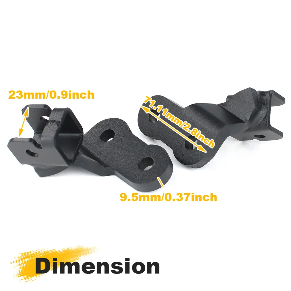Footpeg Lowering Mounts Motorcycle Foot Peg Lowering Brackets DR650 1996-2019 2020 2021 2022 2023 2024 2025 DR 650 For Suzuki