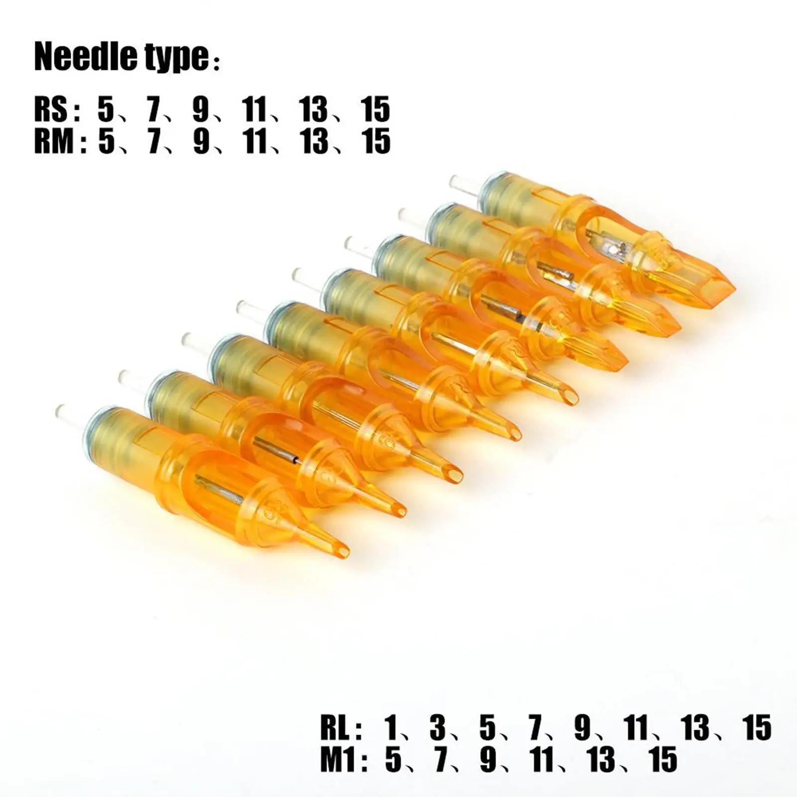 

20 шт./лот, одноразовые стерилизованные круглые картриджи для тату-машинок, для перманентного макияжа губ и бровей, расходные материалы для роторных тату-ручек