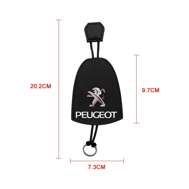 Fashion New Car Styling Protection Shell Bag Case Cover Car Key chain For Peugeot 206 207 3008 2008 308 407 408 508 301 208 RCZ