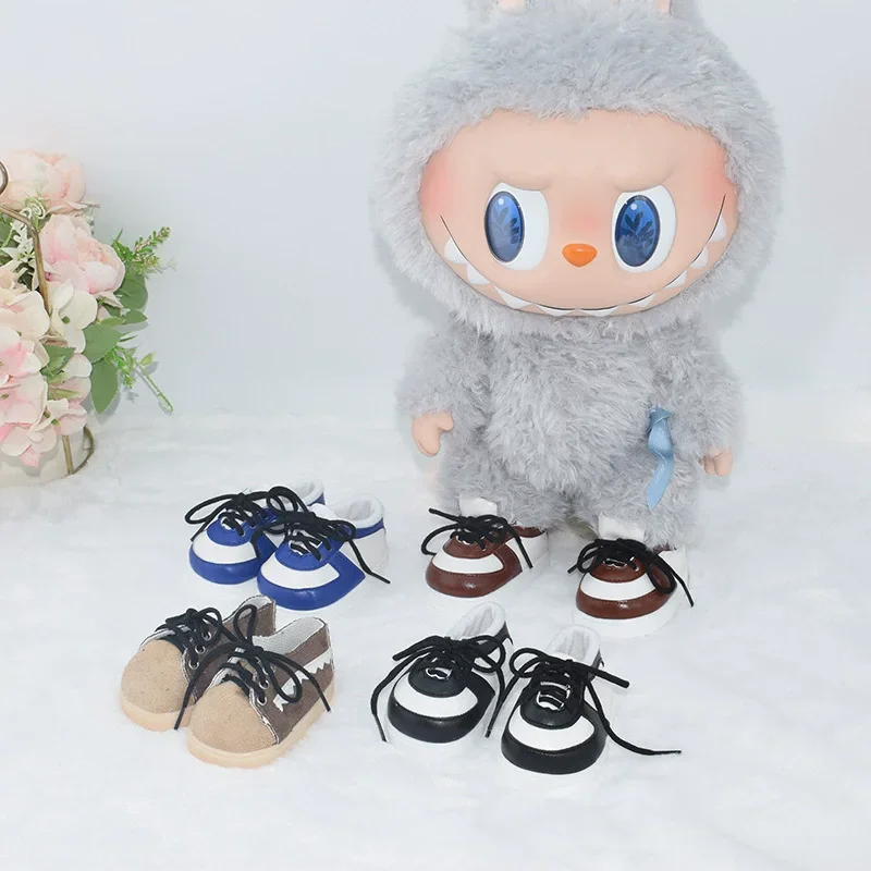 รองเท้าหนังสำหรับตุ๊กตา LABUBU ขนาด 38 ซม. เหมาะสำหรับตุ๊กตาผ้าฝ้าย รองเท้าบูท ของเล่น รองเท้าลำลอง รองเท้ากีฬา อุปกรณ์เสริมตุ๊กตา ของเล่นตุ๊กตา DIY