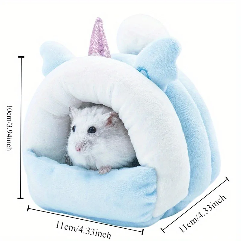 Hamster Nesting House Golden Bear Sleeping Bag Cotton Nest and Sleeping Bag Keep Hamster Warm and Cozy - view 4