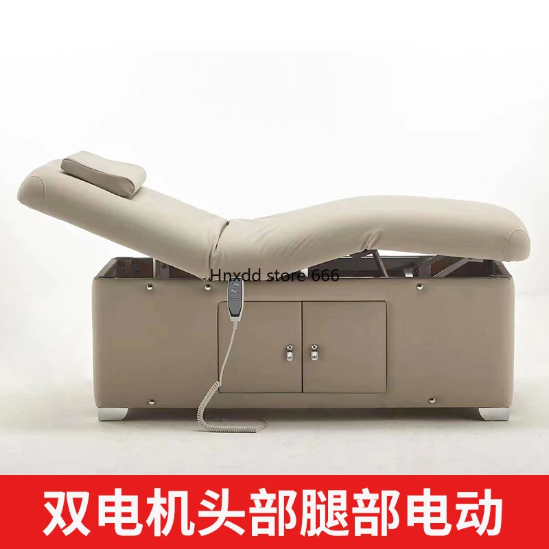 Electric beauty salon special widening massage bed