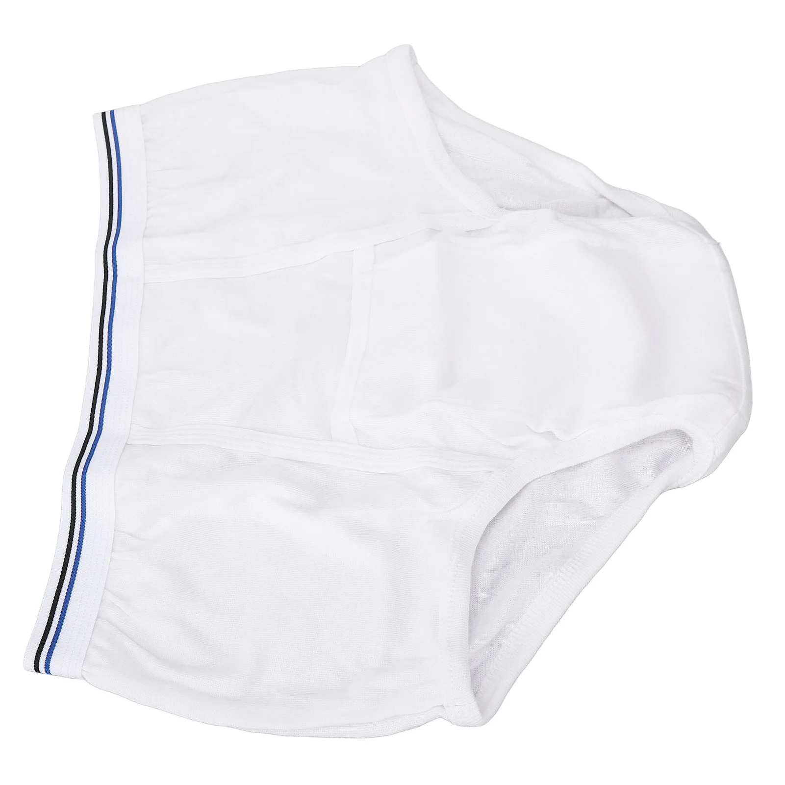 Men Incontinence Briefs Cotton Absorbent Washable Reusable Incontinence Overnight Underwear For Urine Incontinence Elderly Male