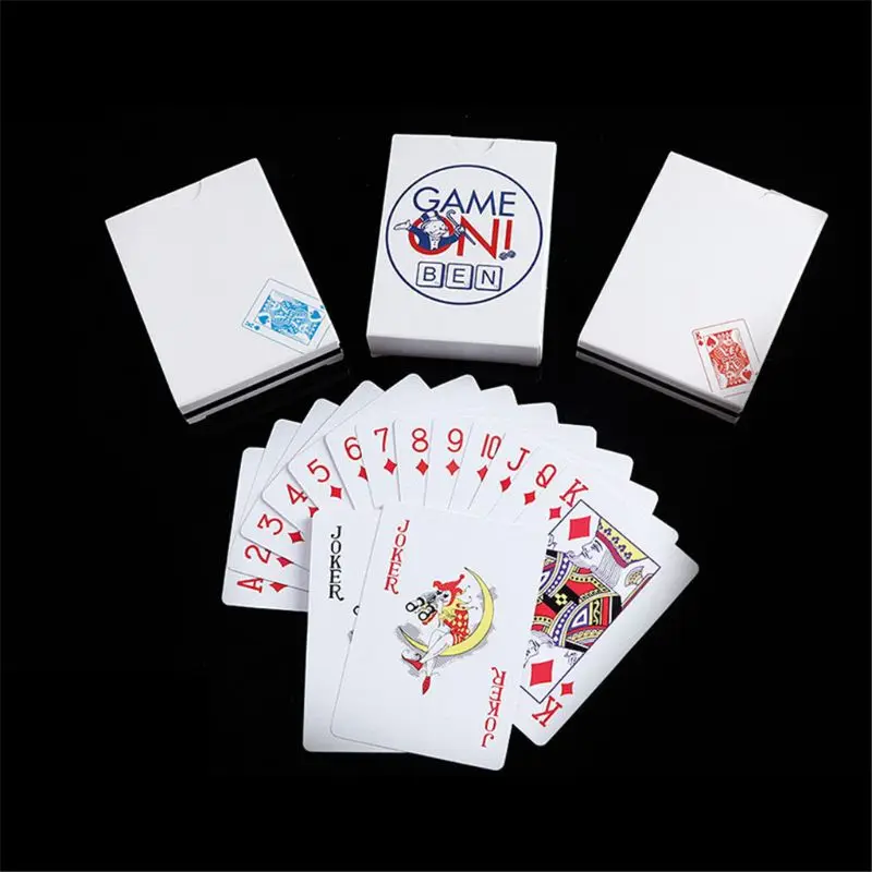 YD61 Waterproof PVC Deck Box-packed Playing Cards Set Classic Tricks Tool Card Game Poker Board Game Role Playing Poker Cards