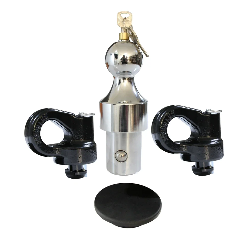 Nouveau kit d'ancrage de chaîne de sécurité AMBITION pour pièces de véhicule 60692 Système Puck OEM Attelage à boule col de cygne