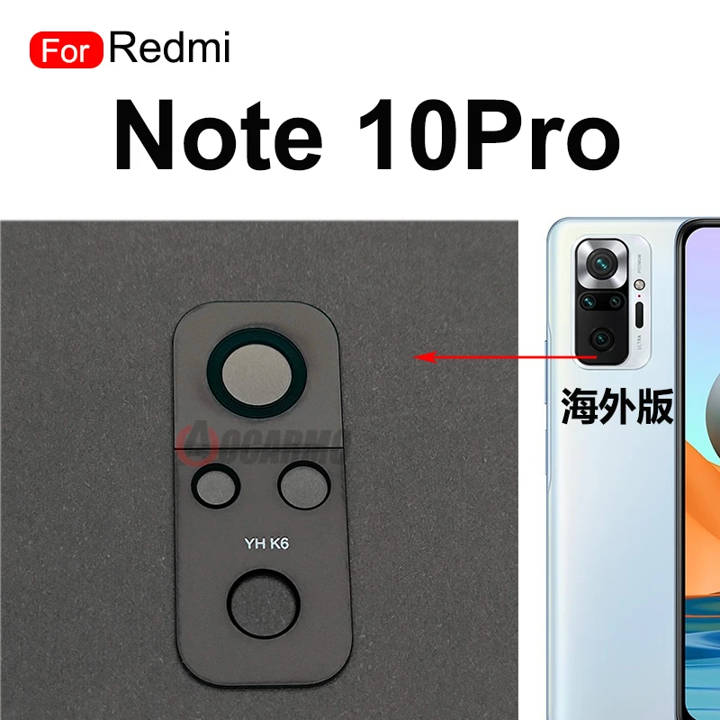 For Redmi Note 10Pro Rear Back Camera Lens Replacement Parts