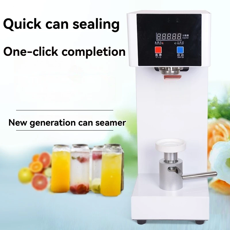 

Milk Tea Shop Beverage Sealing Machine 55MM Can Seamer Machine Aluminum Beer Can Sealing Machine Cola Sealing Machine