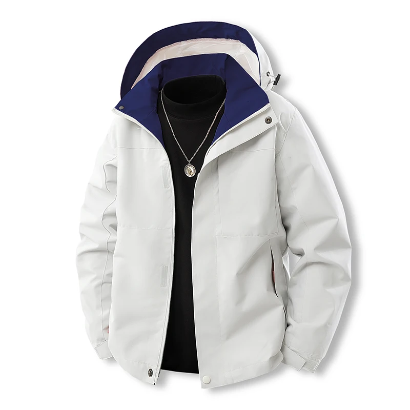 رجل خندق معطف عصري ربيع الخريف معطف في الهواء الطلق تسلق الجبال عمال للجنسين زوجين نمط التصميم الحديث أنيق عادية #2