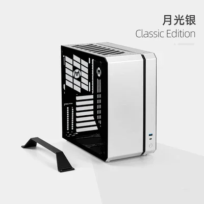 2022NEW Mechanical master C34 Matx ATX side transparent aluminum small box, ATX power tower air-cooled mini main box