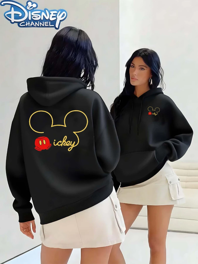

Potdemiel Disney Official Hooded Sweatshirt Soft Casual Pullover All-Season Comfort Machine Washable Cozy Fall Winter
