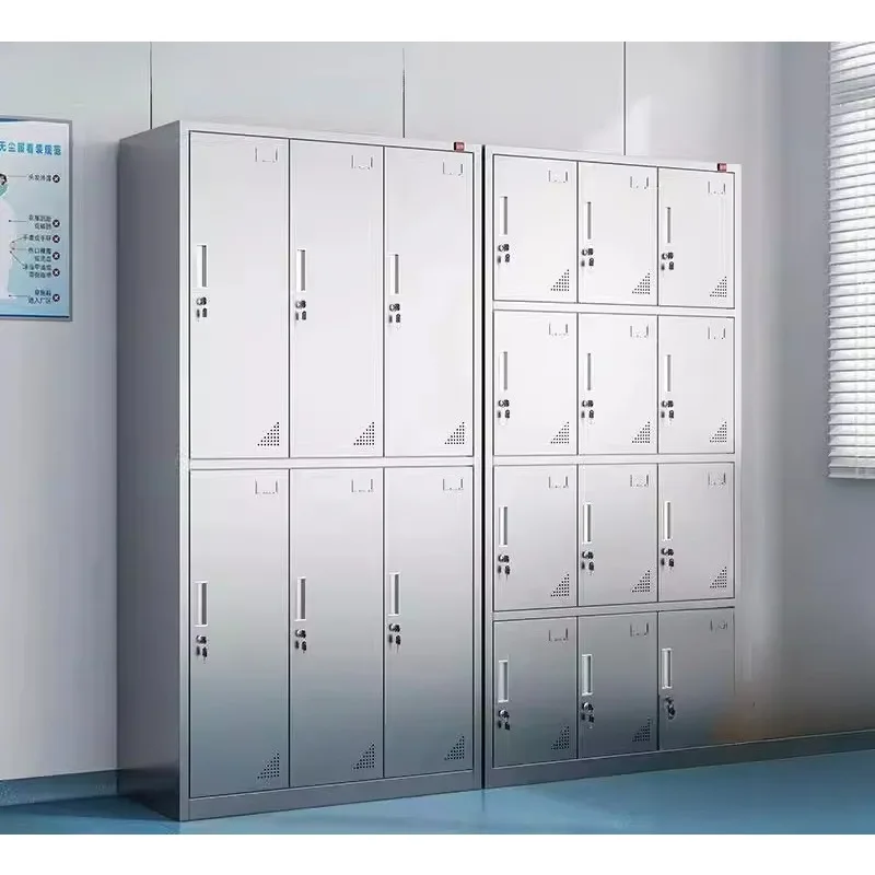 LTT stainless steel inclined top locker food factory dust-free purification workshop multi-door disinfection locker