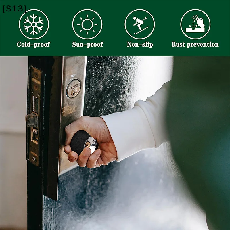 静電気防止ドアノブカバー、丸型ゴム製ドアハンドルカバー、防水 - Cabinet Knob Round のレビューと価格