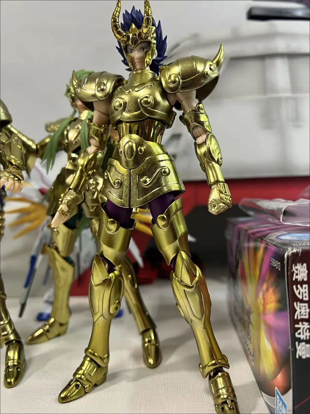 

ST Saint Seiya Myth Cloth EX El Cid Capricorn Gold Lost Canvas/LC Gold Knights of The Anime Zodiac Фигурка Модель В наличии