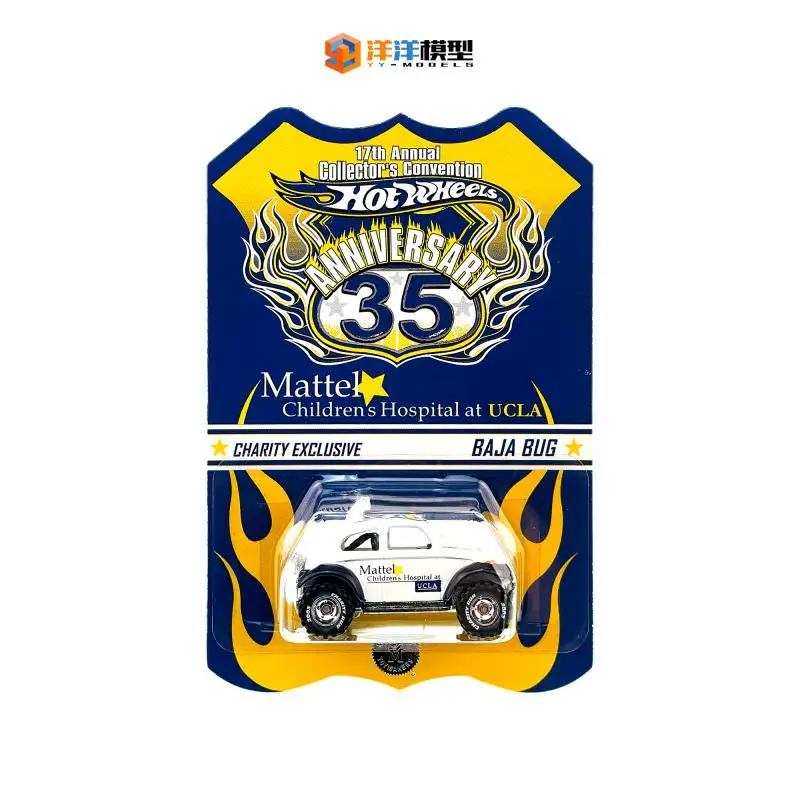 Hot Wheels 1:64  baja bug 35th anniversary Collection of die cast alloy trolley model ornaments