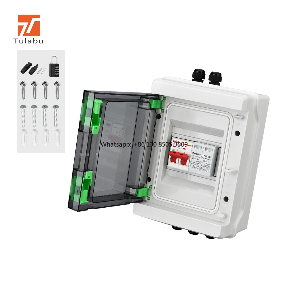 

DC500V 2in2out PV Solar Combiner Box Safety Combiner Boxes for Solar System with 30A Current Capacities