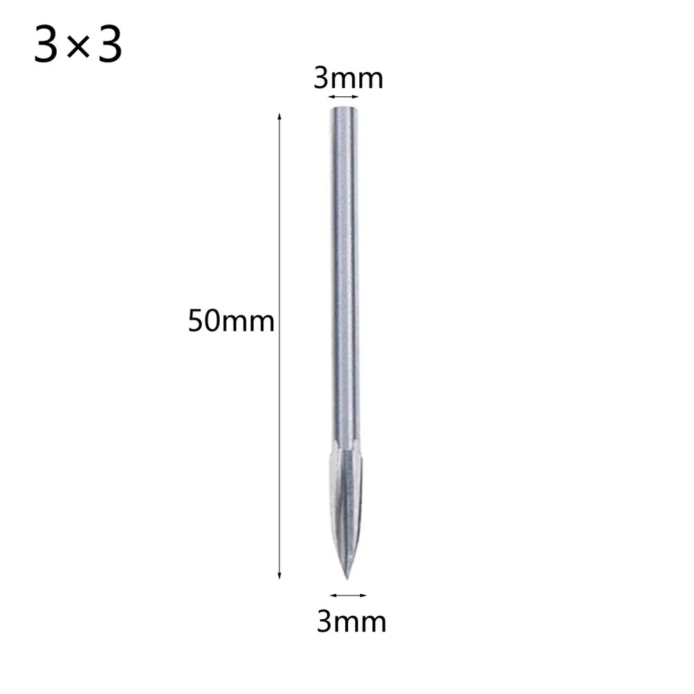 1Pcs Wood Engraving Drill Bit Set Steel Solid Carbide Grinding Burr For Woodworking Drilling Carving Engraving