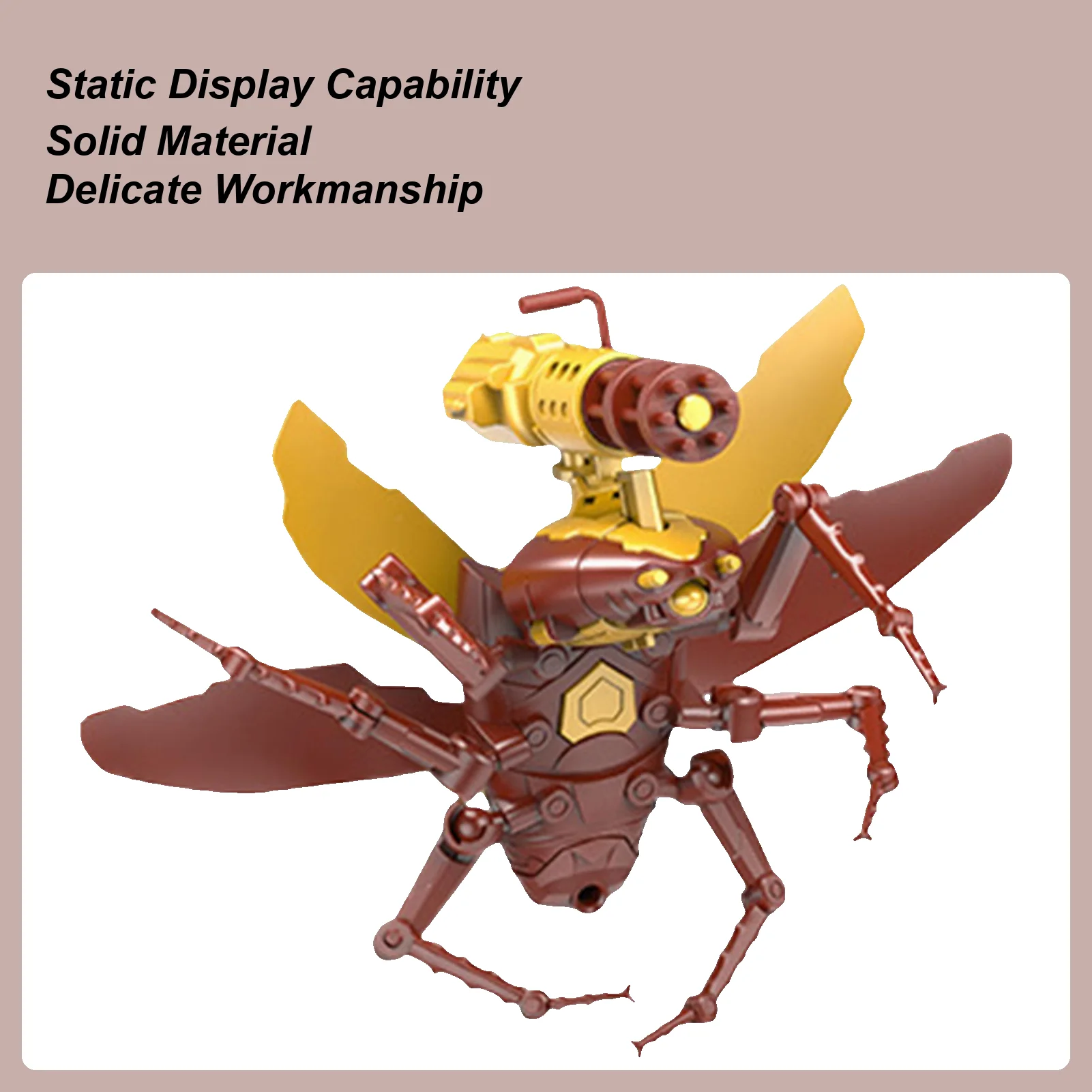 

Kids Animal Toys Joint Movable Cockroach Model Assembly Desk Ornament For Home Living Room Bedroom Bookshelf Dresser Mantel