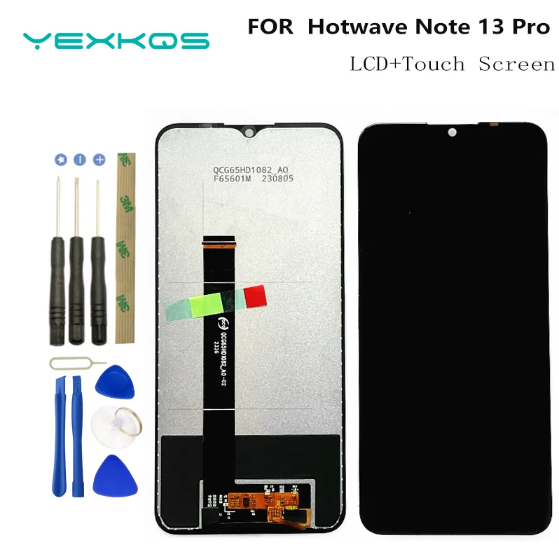 NEW Original For Hotwav Note 13 Pro LCD Display + Touch Screen Replacement For Note 13 Note 13 Pro Full Screen Dispaly+Tools