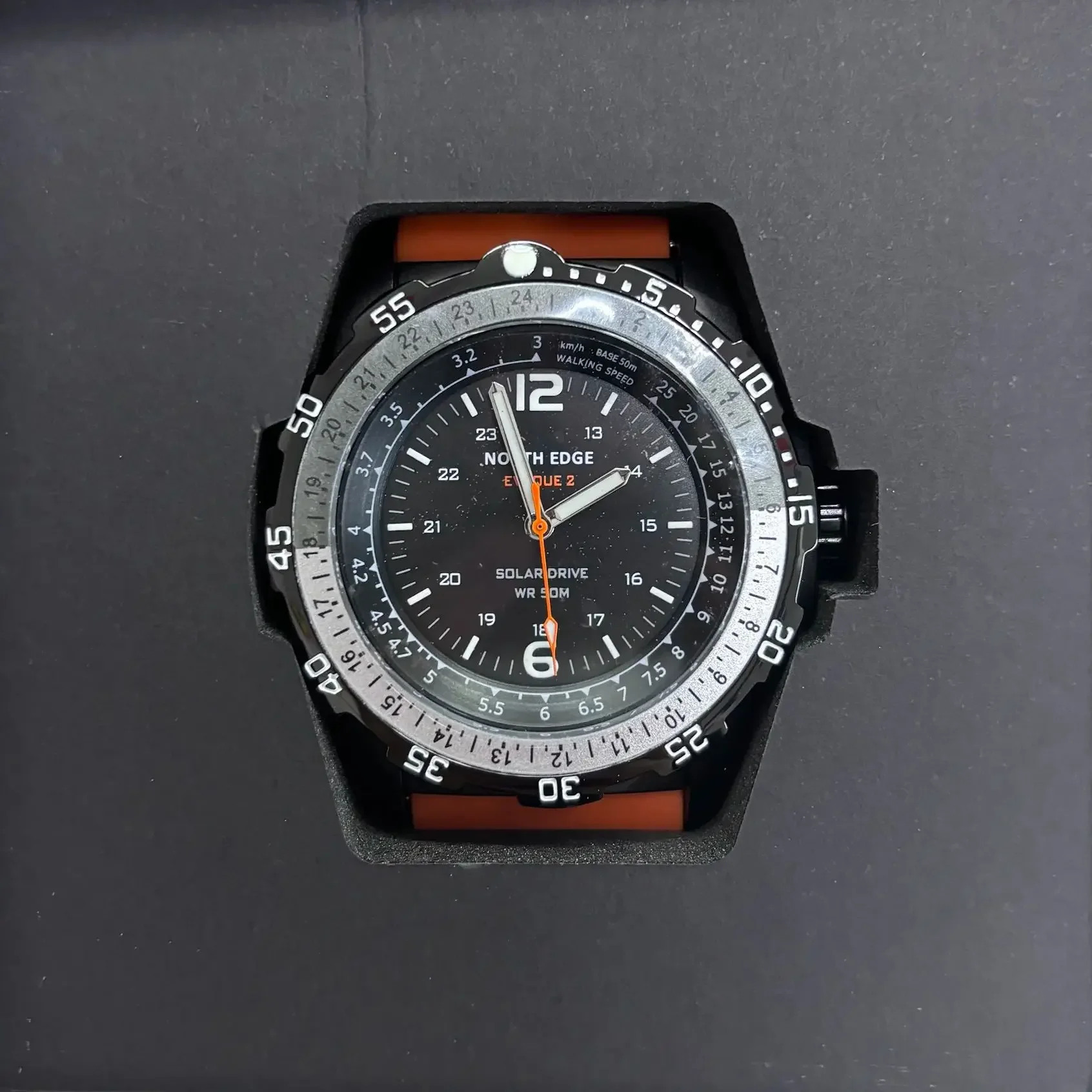 

Мужские цифровые военные часы Able NORTH EDGE EVOQUE 2, водонепроницаемые, 50 м, мужские спортивные наручные часы, светящиеся на солнечной энергии