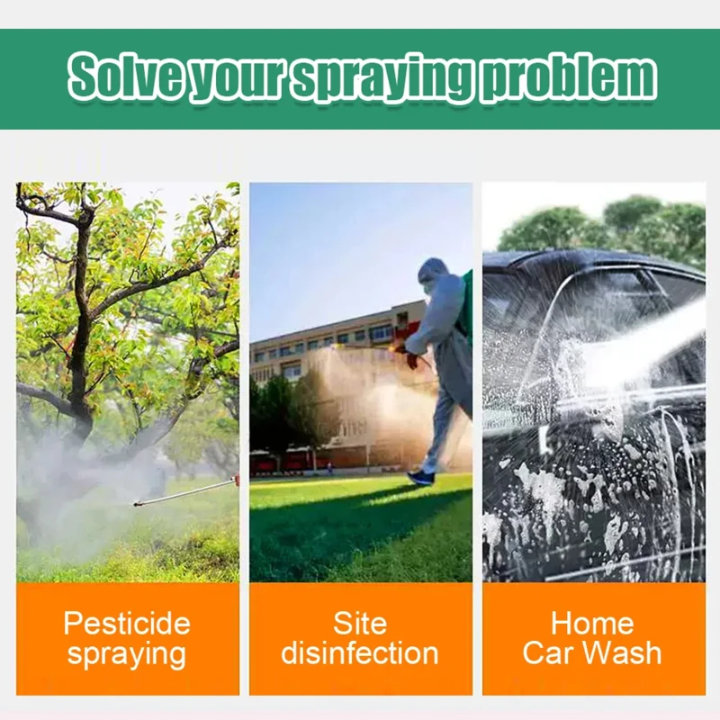 1PC High Pressure Pesticide Sprayer Nozzle Agricultural Atomization Adjustable Nozzle Watering Irrigation Air Spray Tool Home