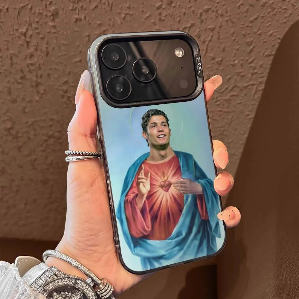 كرة القدم ل C-Cr7 R-ROnAlDo جراب هاتف آيفون 17,16,15,14,13,12,Pro,Max,Plus,E,SE4,Air,Mini Black IMD Box #5