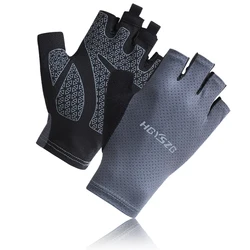 Fingerless Sports Bicycle Gloves, Anti Slip Half Finger Fishing Gloves, Suitable For Outdoor Activities Such As Cycling, Climbin