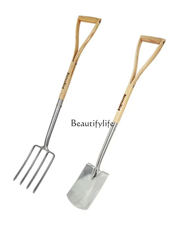 Small Size Big Shovel Big Fork Planting Flowers Digging Sand Compost Gardening Tools