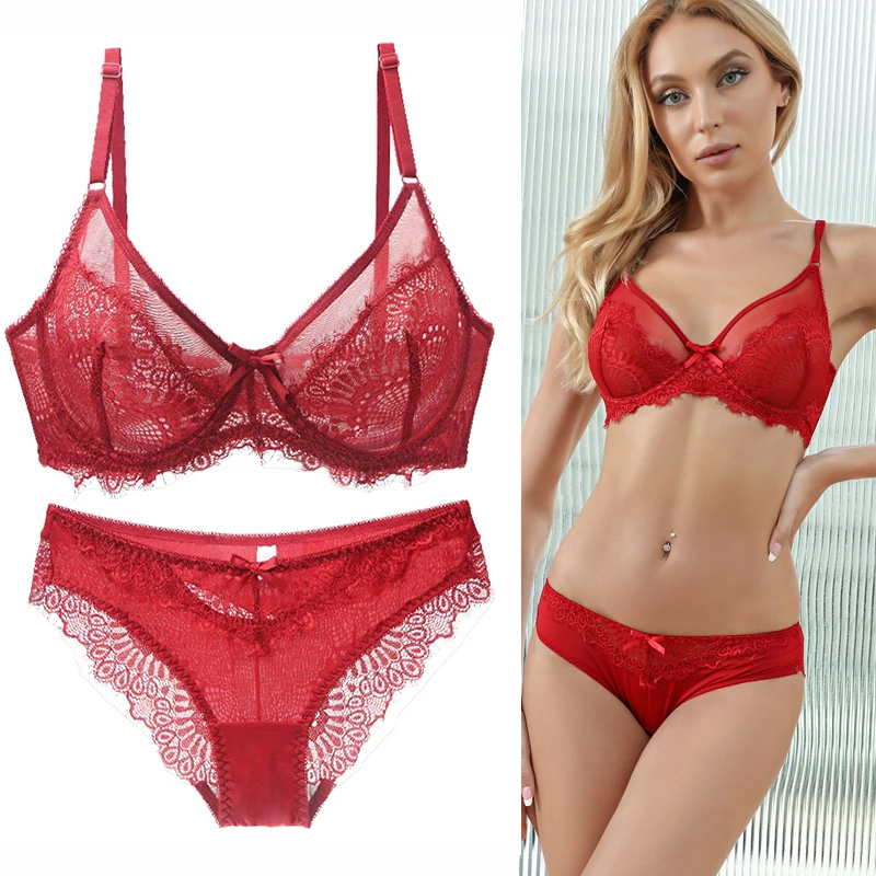 2022 New DaiNaFang Embroidery Lace 32/70 34/75 36/80 38/85 40/90 42/95 Bra Sets Women Underwear Ladies Sexy Lingerie