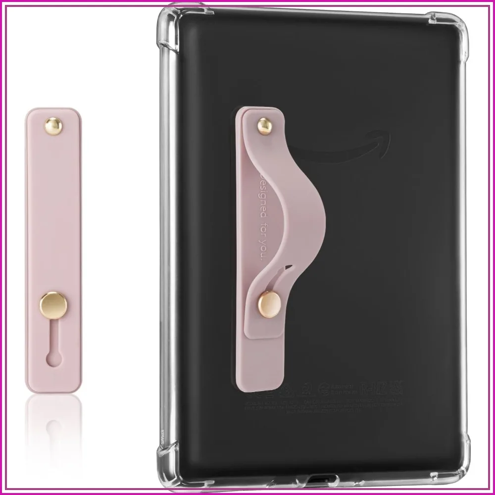 

Hand Strap Holder for Kindle/Tablet - Lightweight TPU One-Handed Grip with Strong Stick, Stand for Phone, Adjustable Tightness for E-Readers