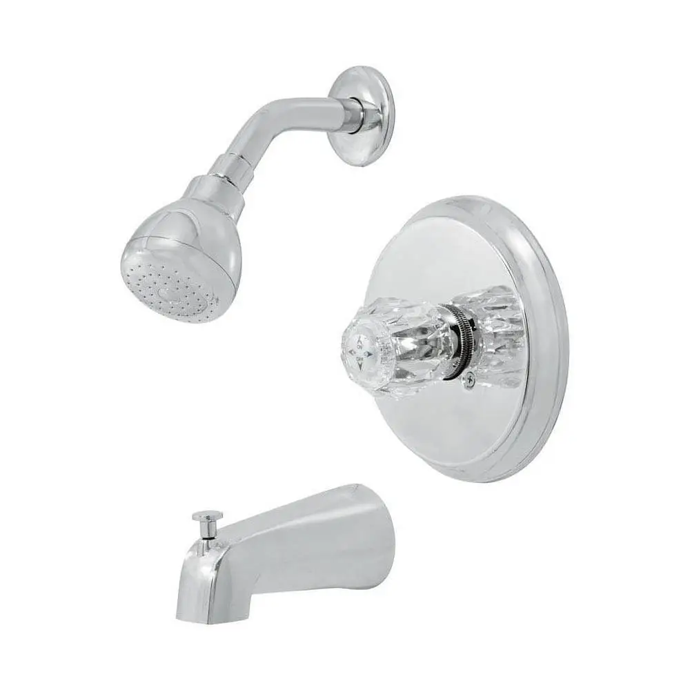 Essentials One Handle Tub and Shower Faucet Chrome