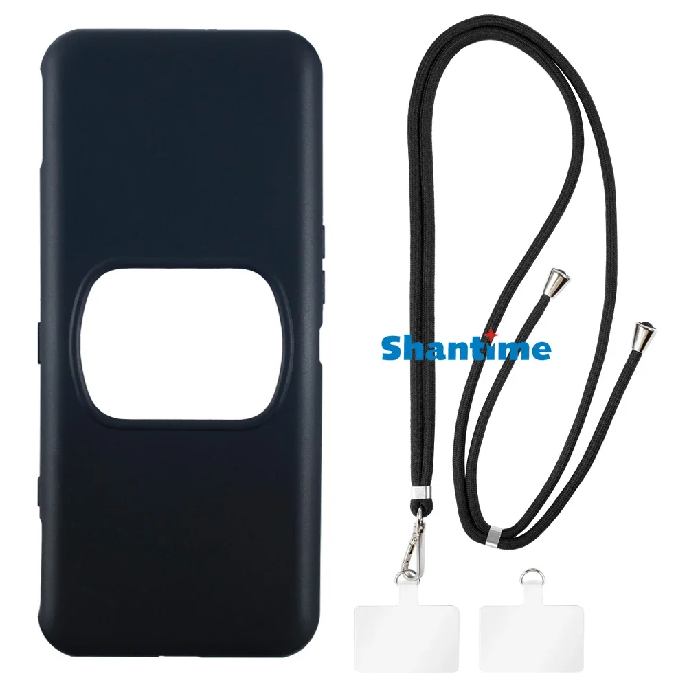 Suitable for Lenovo Legion Y90 Case + Ajustable Neck/Crossbody Lanyards and Spacers, Silicone TPU Cover