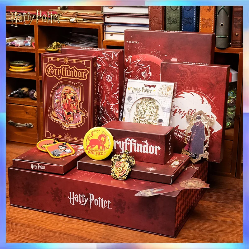 Harry Potter Gryffindor Caja ciega Película Mercancía Caja de regalo Figura de Harry Potter 10 regalos en el interior Regalo de cumpleaños coleccionable