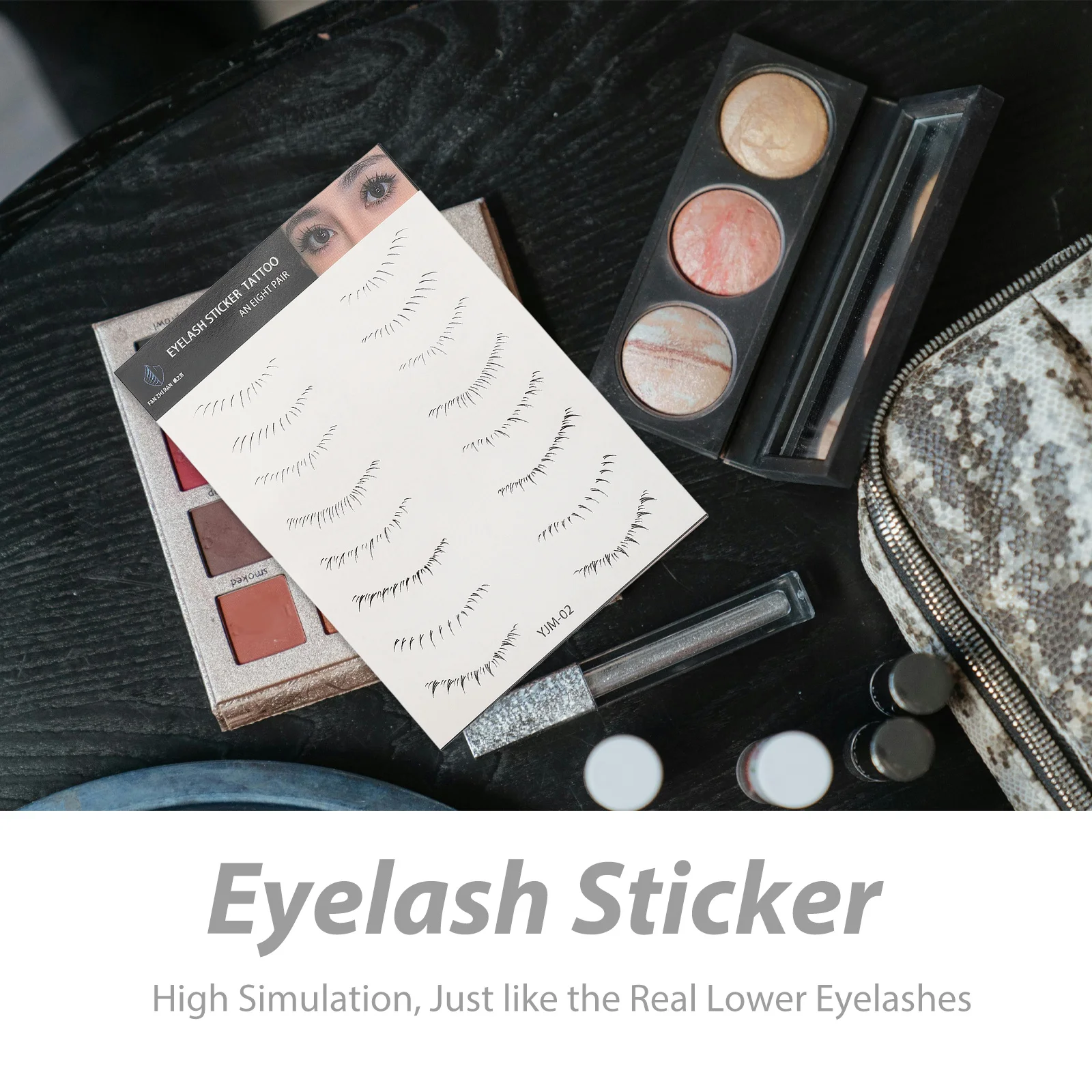 5 أوراق ملصقات وشم رموش سفلية واقعية أداة مكياج سريعة تمديد رموش طبيعية للنساء لحفلات الزفاف الليلية